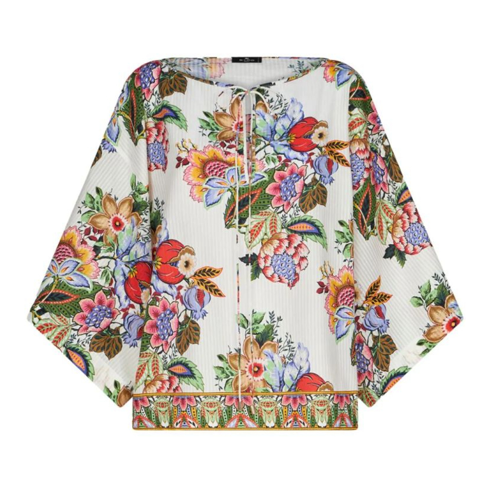 'Floral Draped' Tunika für Damen