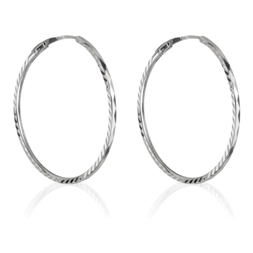 Boucles d'oreilles 'Créoles Twistées' pour Femmes