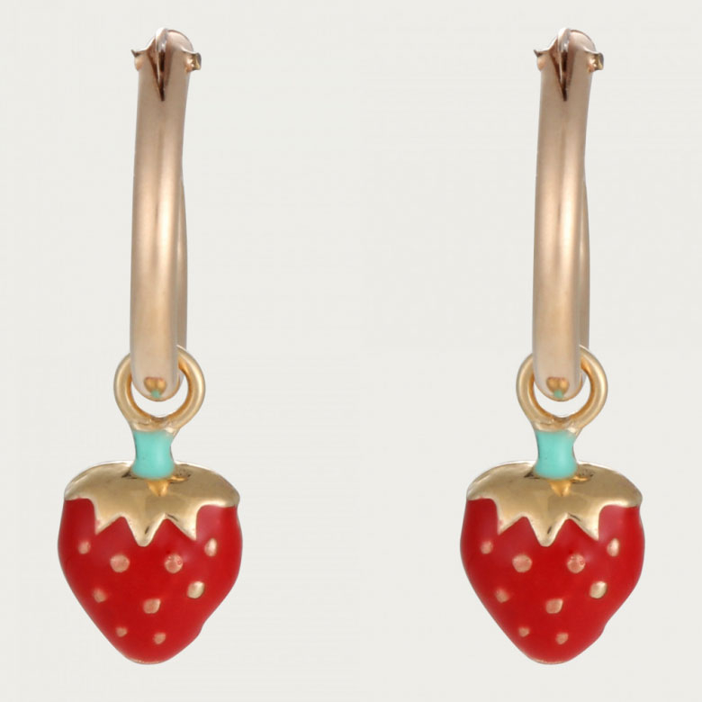 Boucles d'oreilles 'Joliefraise' pour Filles