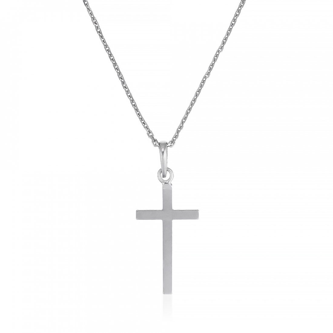 Pendentif sur chaine 'Croix Croyance' pour Femmes