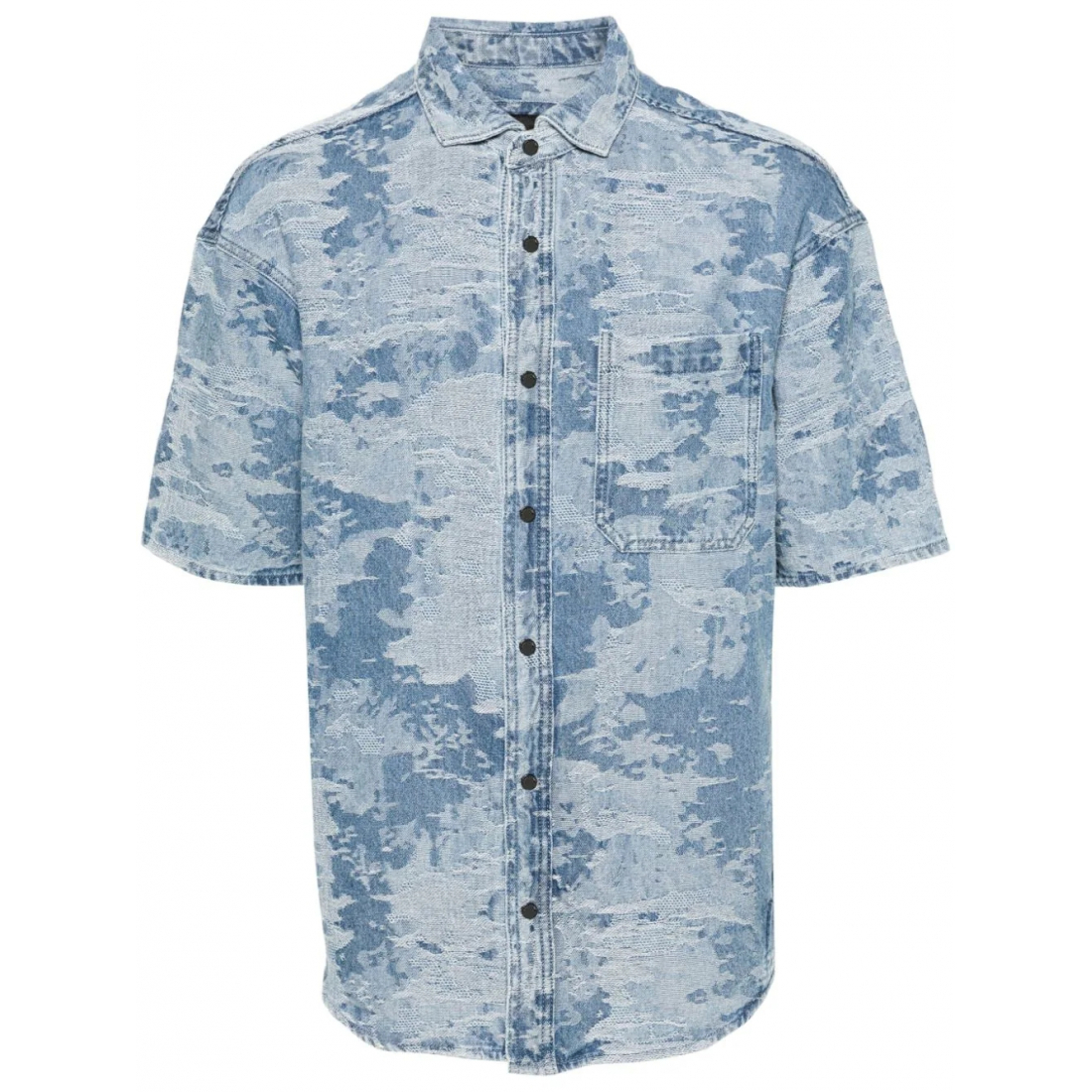 'Camouflage' Kurzärmeliges Hemd für Herren