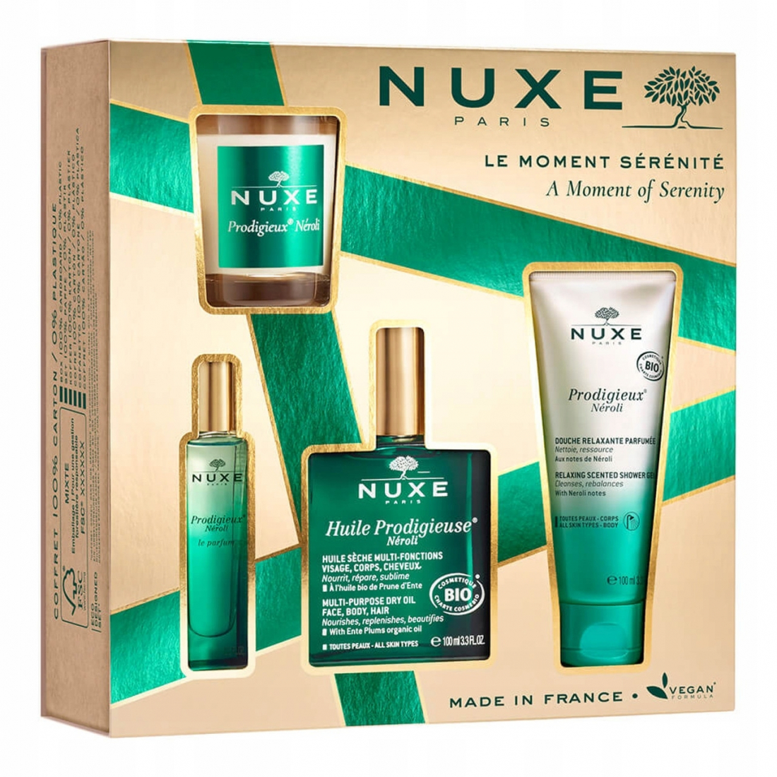 Coffret de parfum 'Huile Prodigieuse® Néroli Le Moment Sérenité' - 4 Pièces