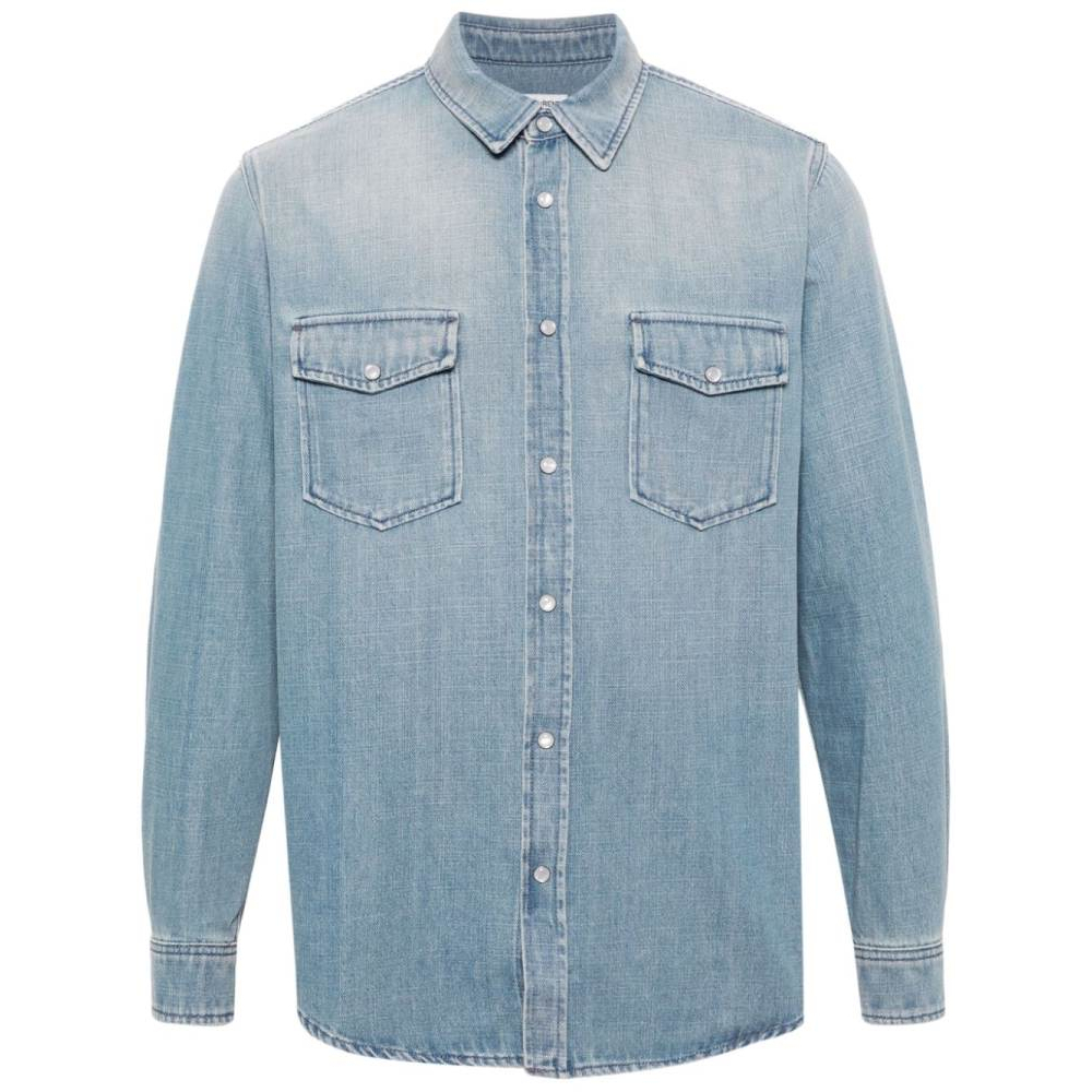 Chemise en Jean 'Press-Stud' pour Hommes