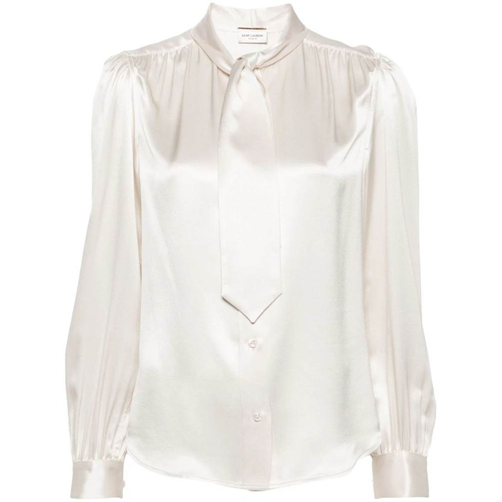 Chemise 'Pussy-Bow Collar' pour Femmes