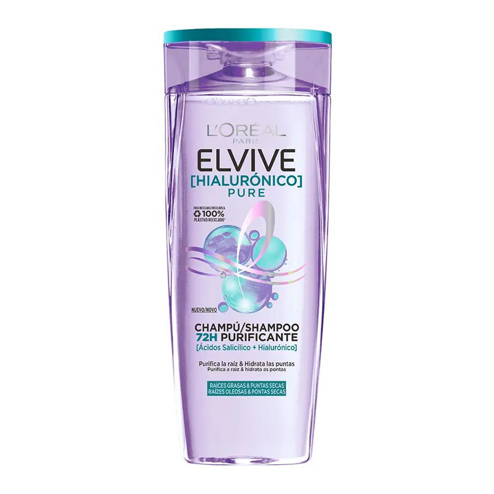 Shampoing 'Elvive Hyaluronic Pure Purifying' - 380 ml
