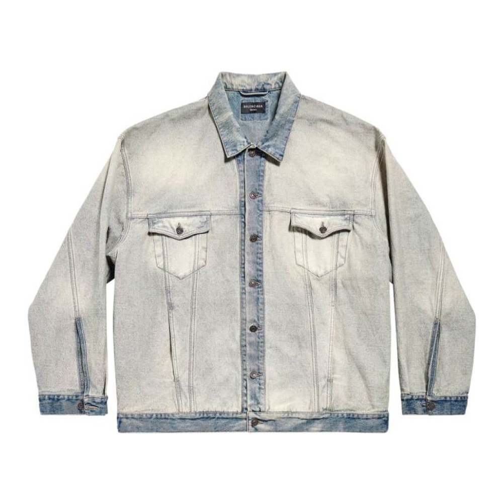 'Washed' Jeansjacke für Herren