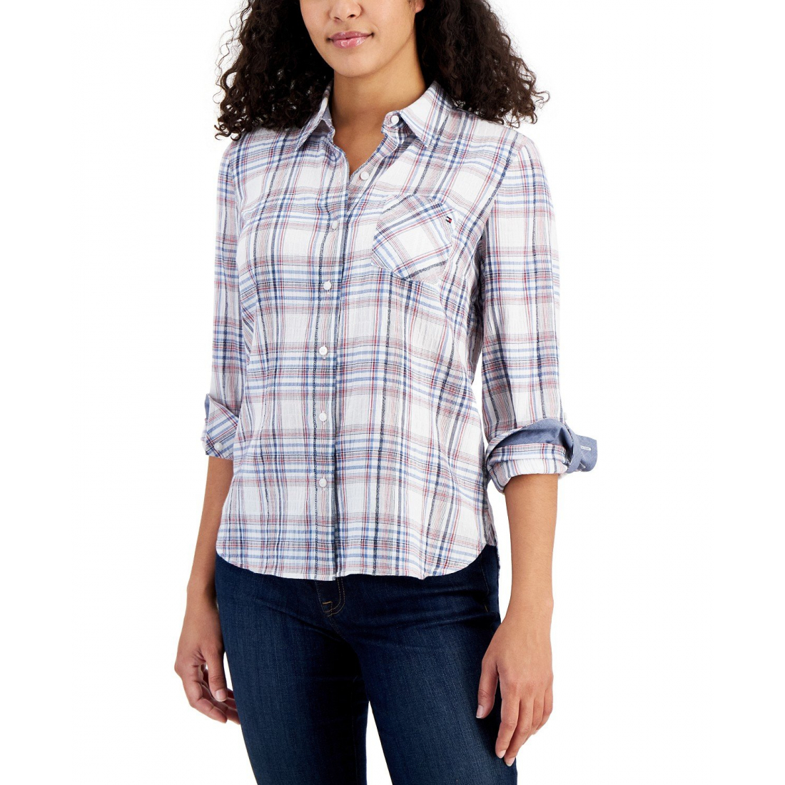 Women's 'Plaid Button-Down' Shirt