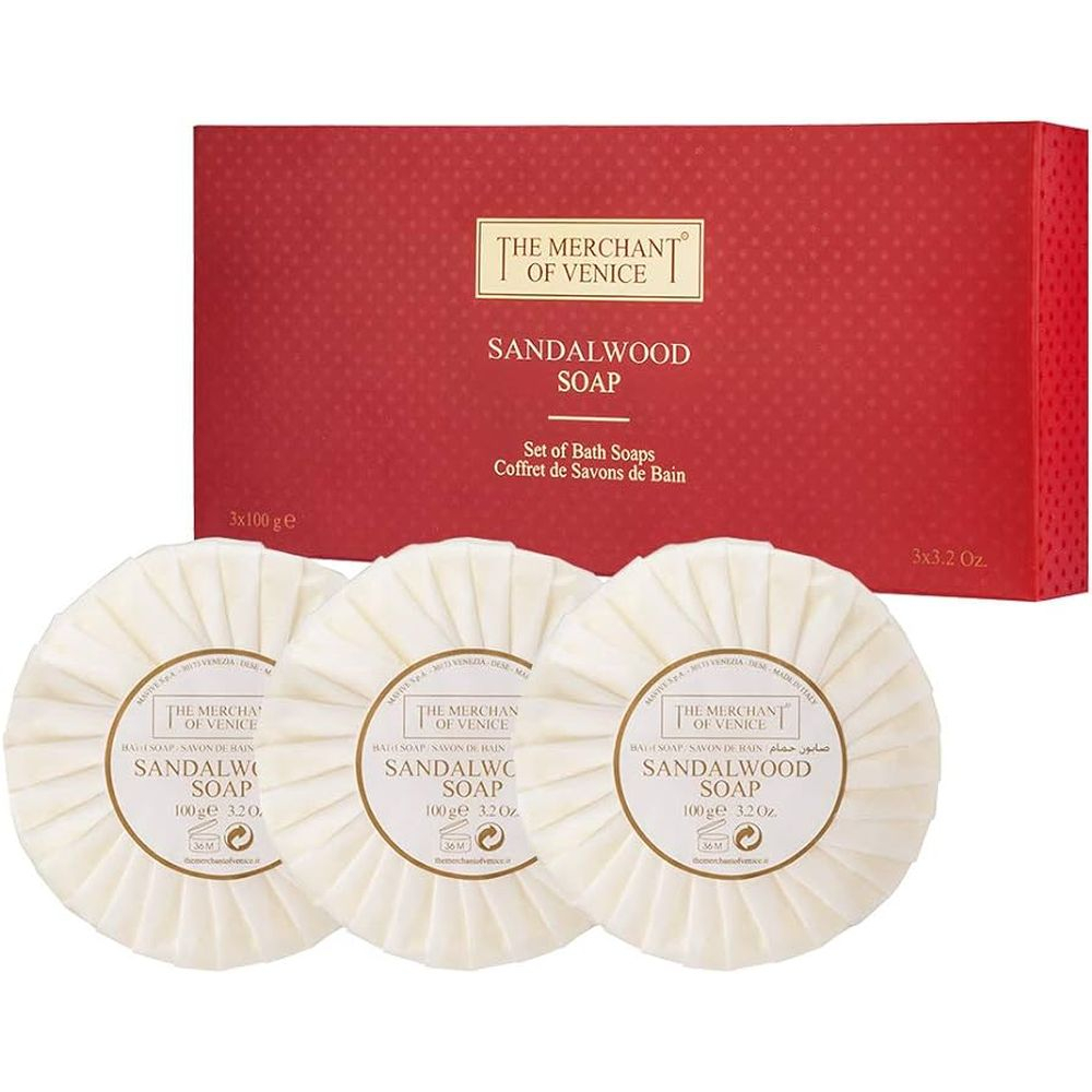 'Sandalwood' Soap Set - 100 g, 3 Pieces