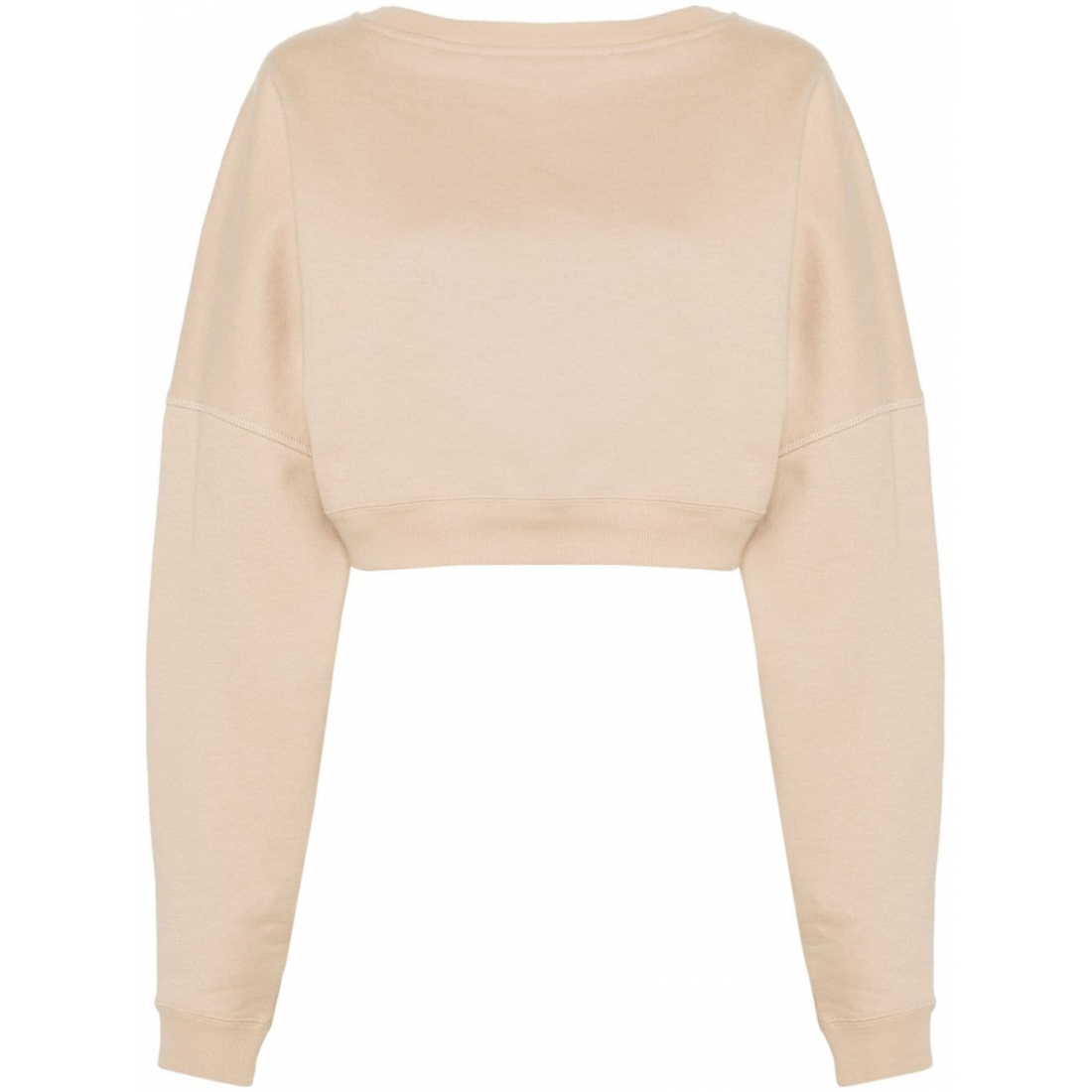 Women's 'Logo-Embroidered' Cropped Sweatshirt