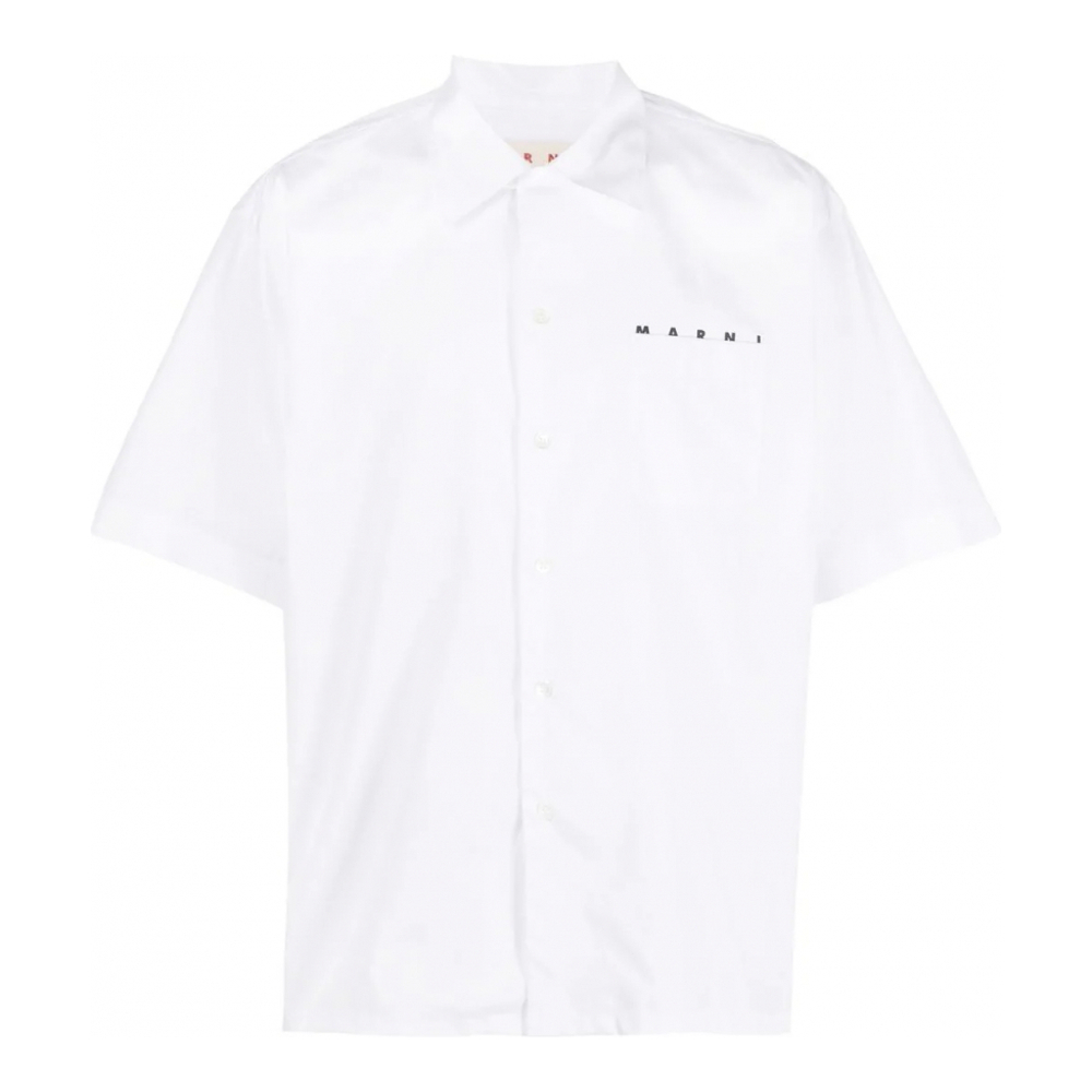 Chemise à manches courtes 'Logo-Print' pour Hommes