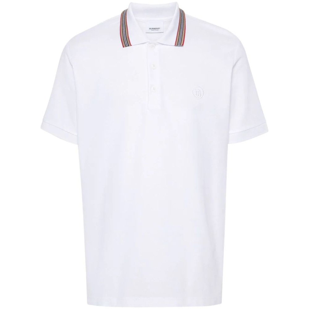 Polo 'Striped-Collar' pour Hommes