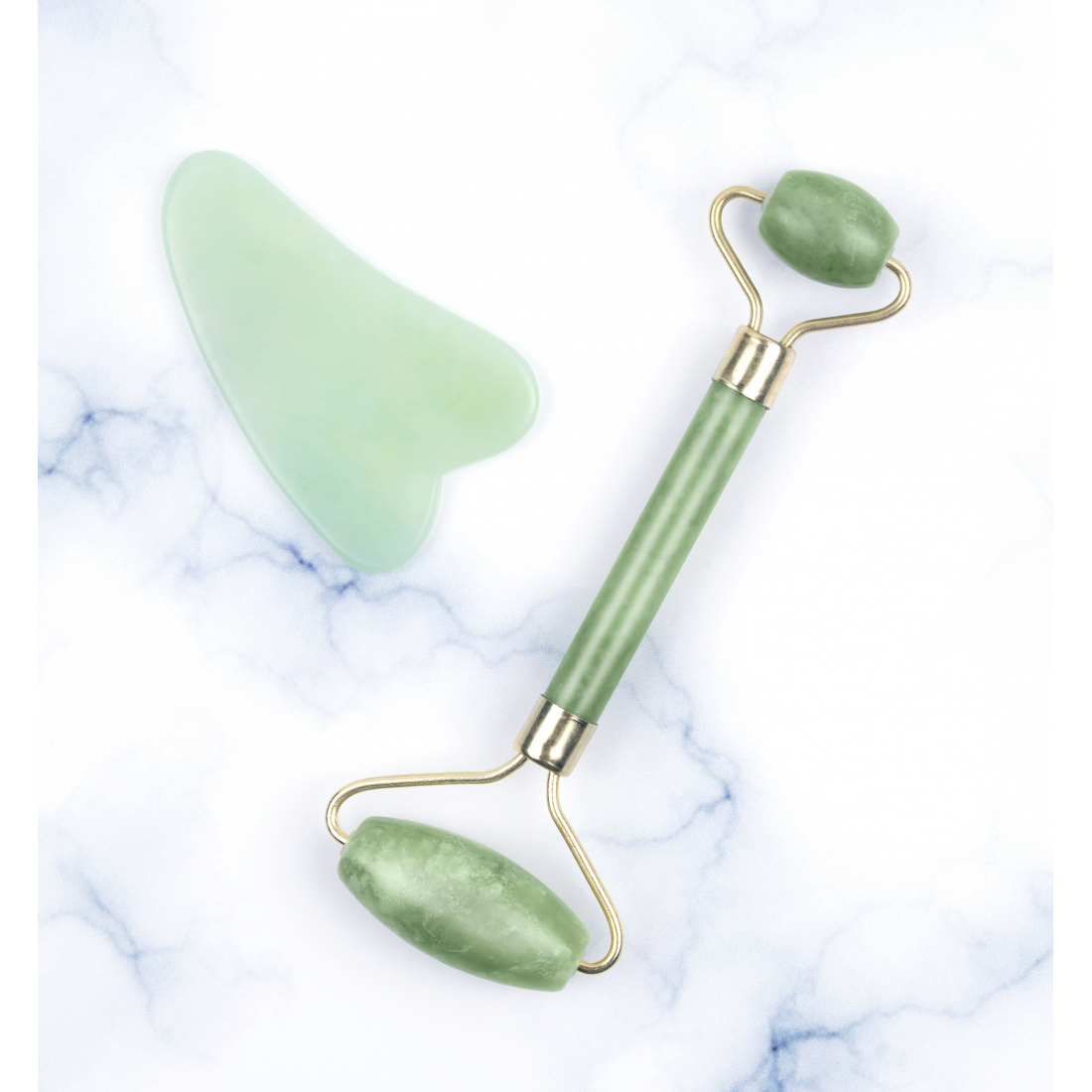 Jade Roller & Gua Sha 'Heart Anti Aging'