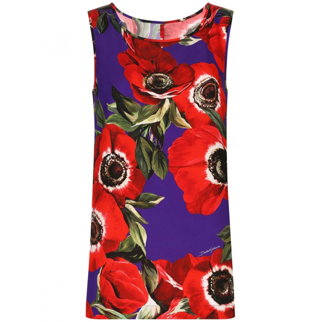 'Poppy-Print' Trägershirt für Damen