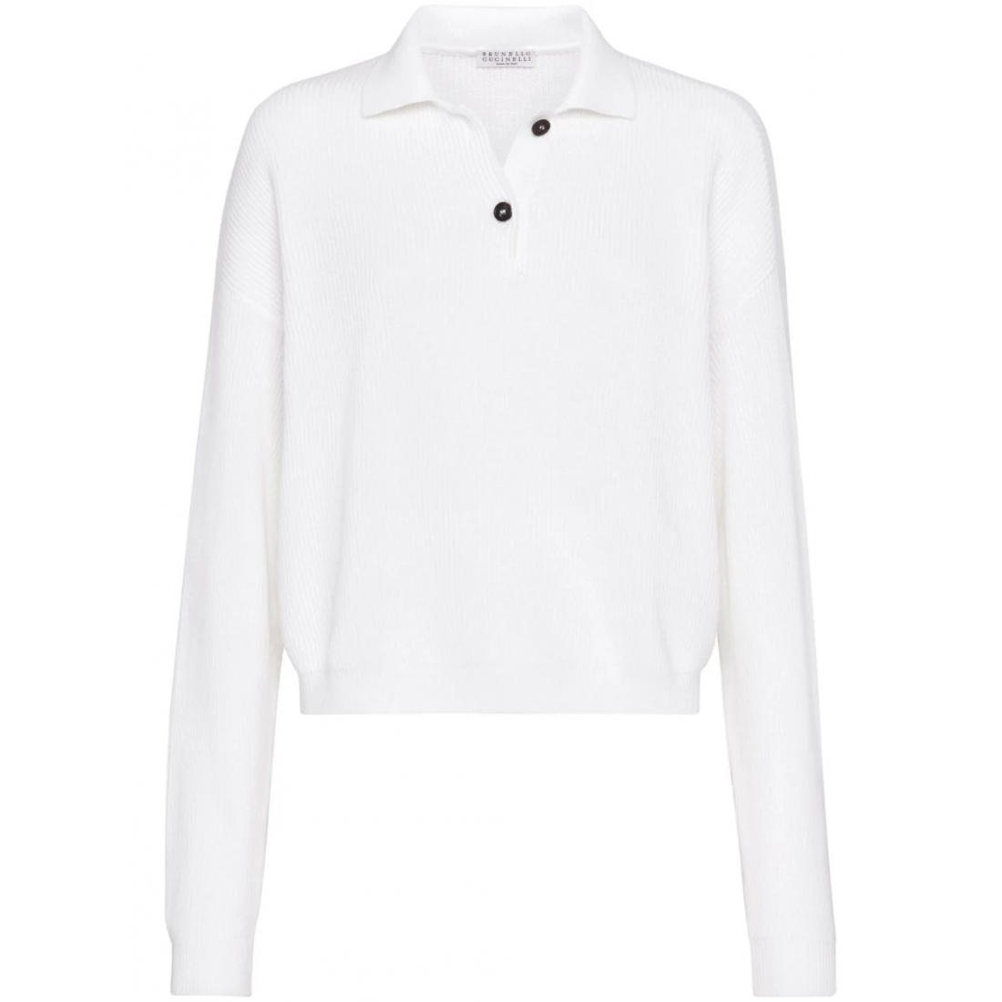 'Polo-Collar' Pullover für Damen