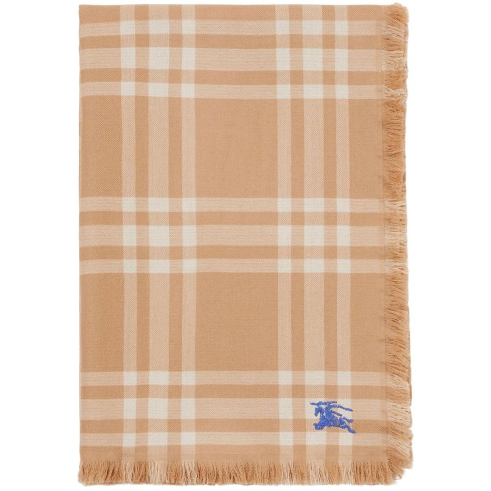 Écharpe en laine 'Reversible Check-Pattern' pour Femmes