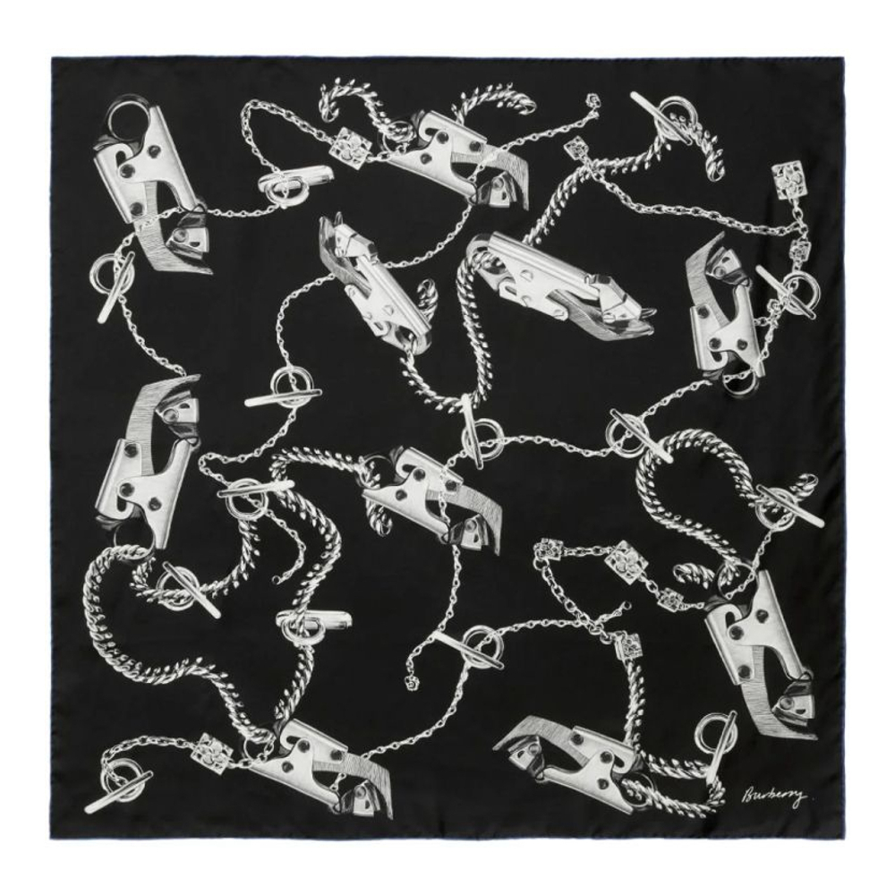 'Knight Hardware' Halstuch aus Seide für Damen