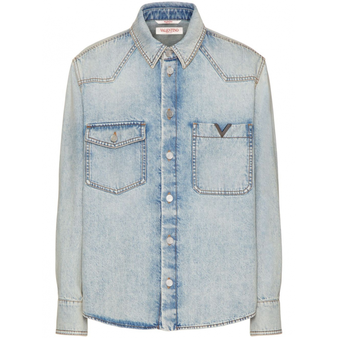 Chemise en Jean 'V' pour Hommes