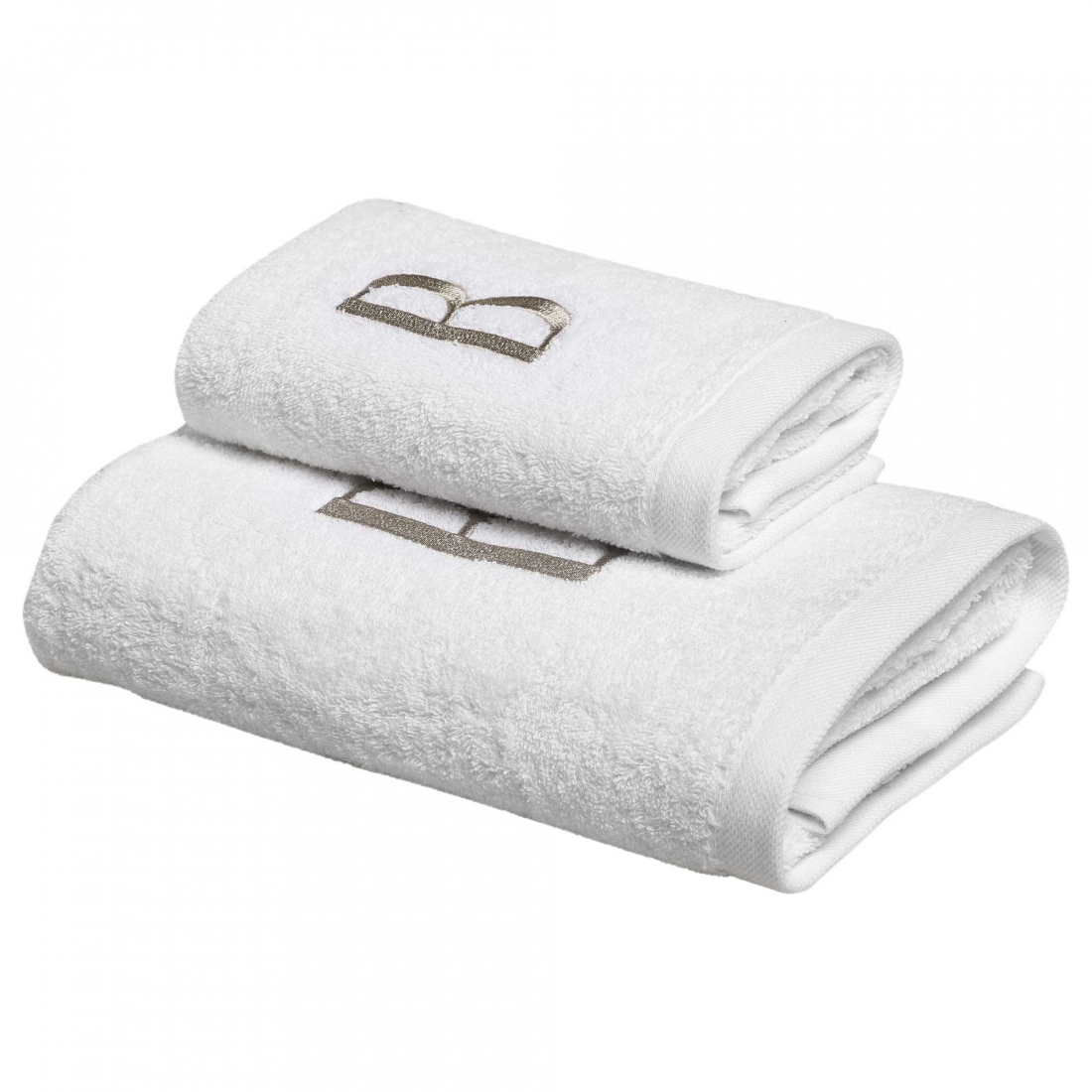 Monogram Face + Guest Sponge Set, B