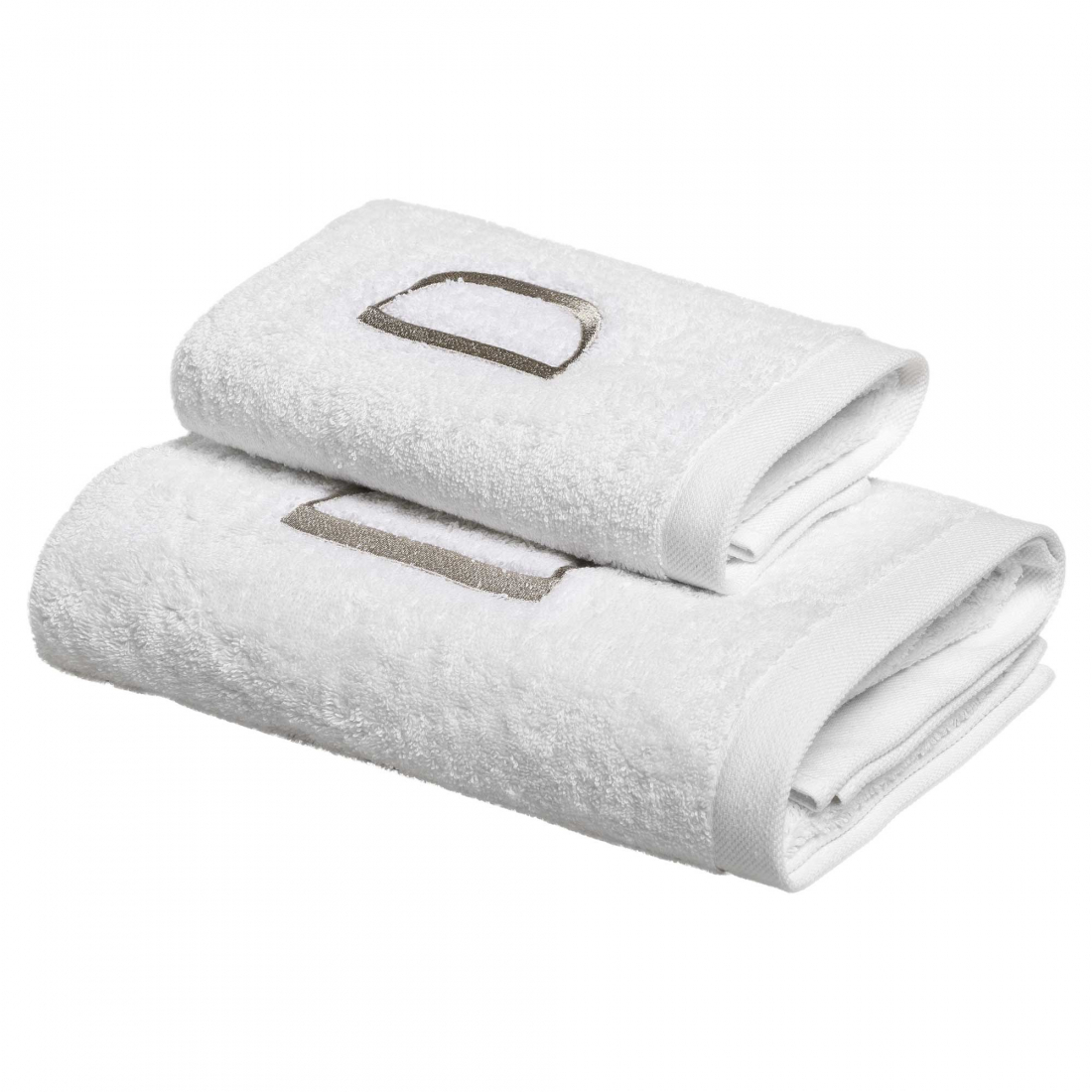 Monogram Face + Guest Sponge Set, D