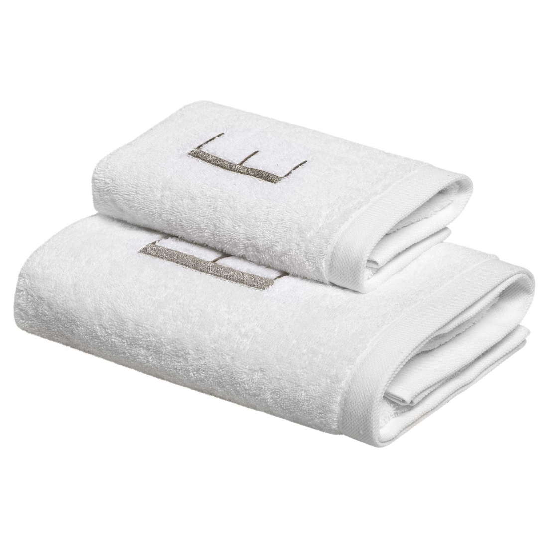 Monogram Face + Guest Sponge Set, E