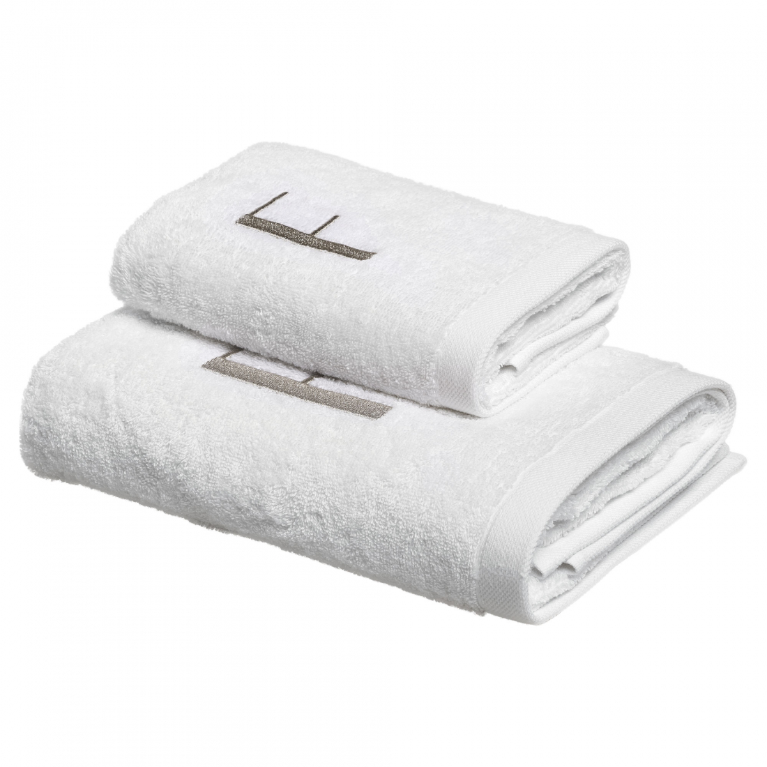 Monogram Face + Guest Sponge Set, F