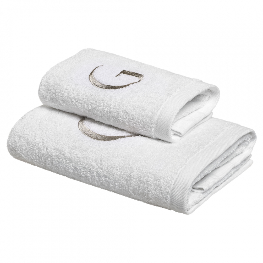 Monogram Face + Guest Sponge Set, G