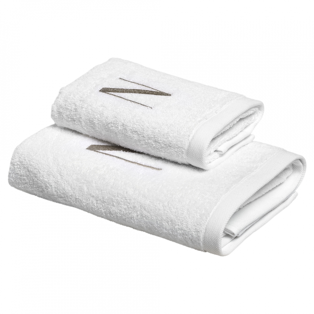 Monogram Face + Guest Sponge Set, N