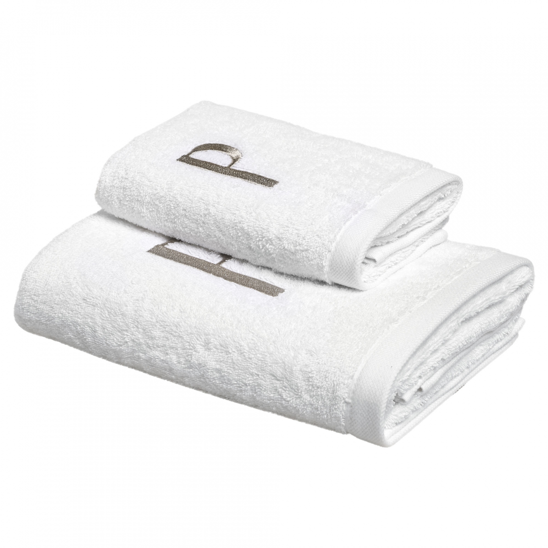 Monogram Face + Guest Sponge Set, P