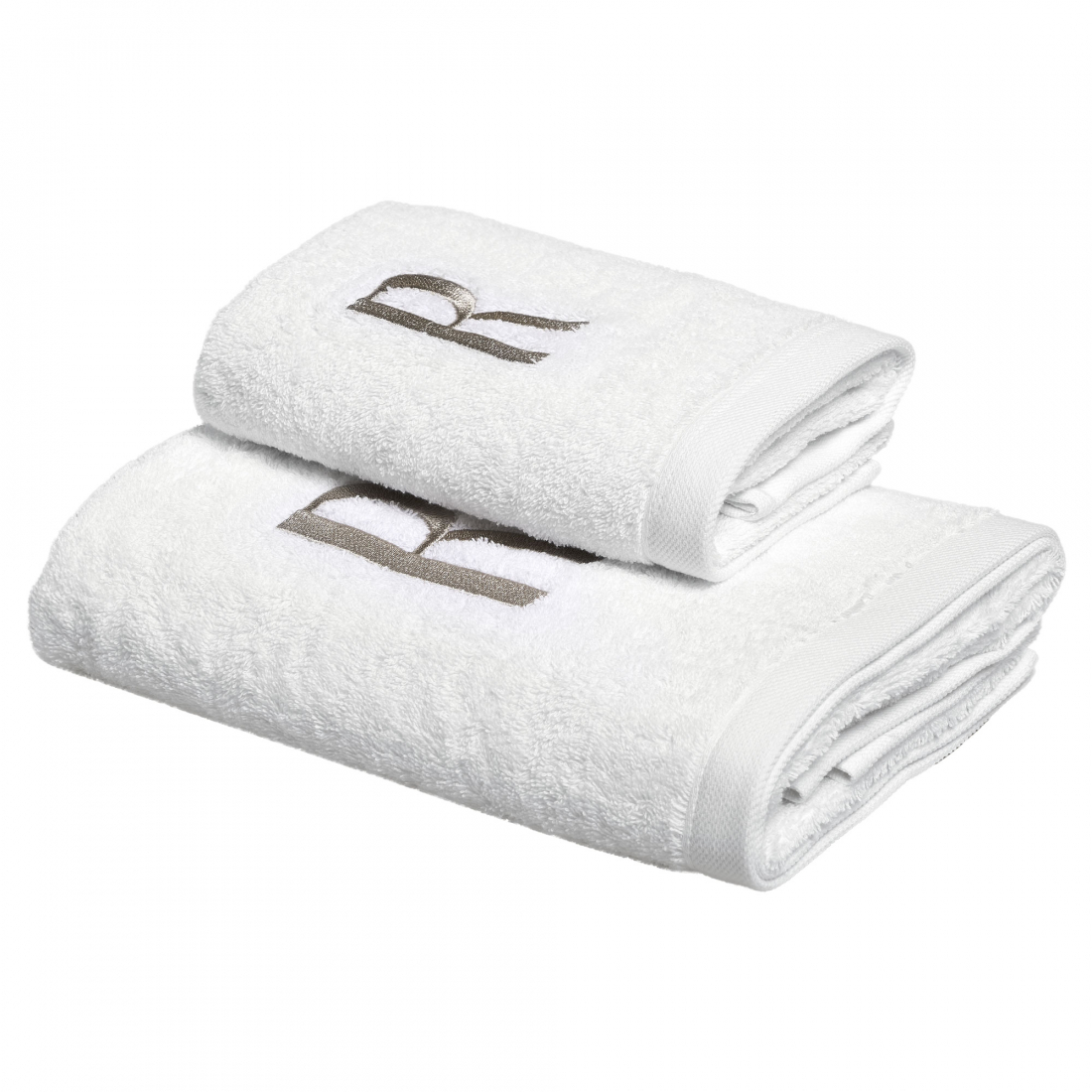 Monogram Face + Guest Sponge Set, R