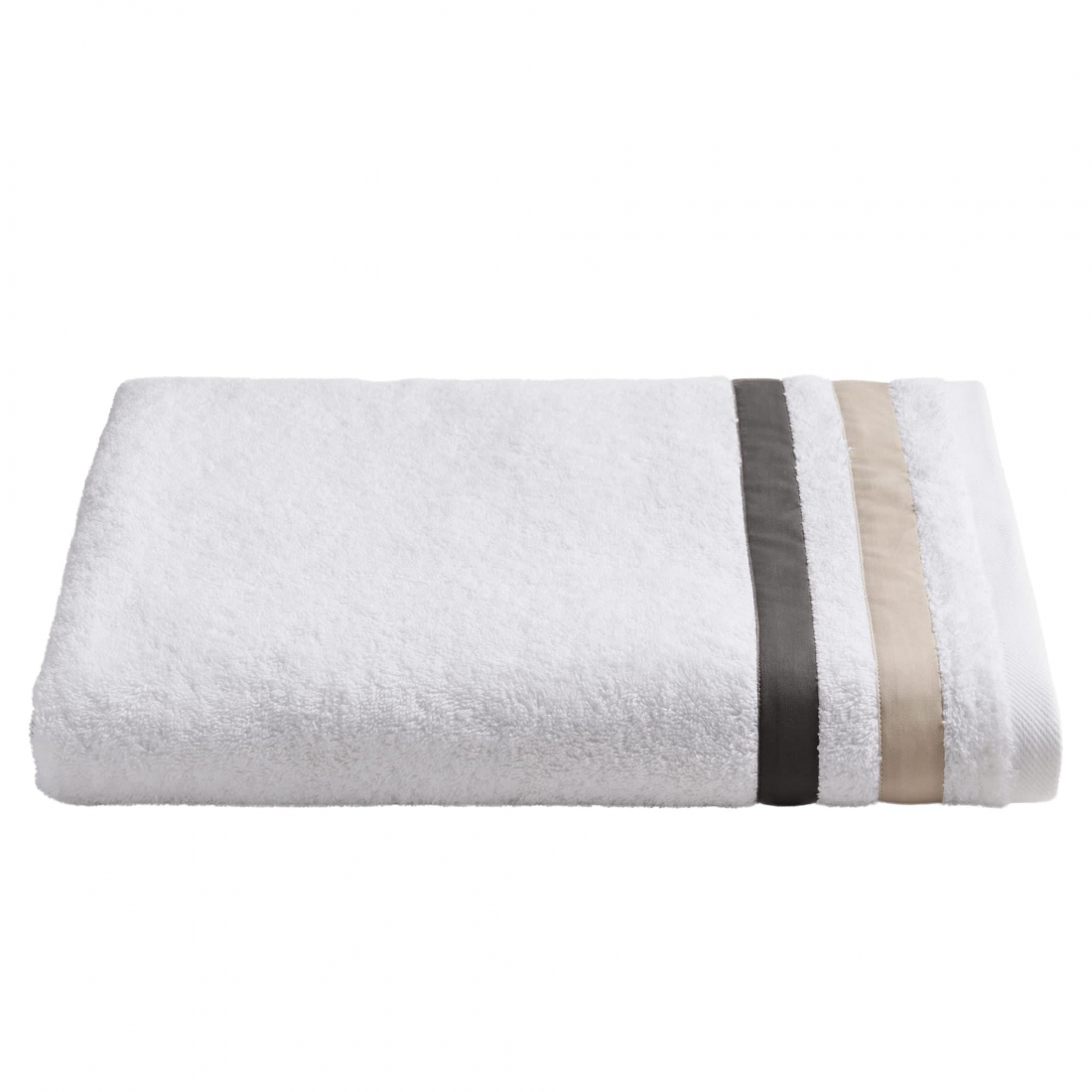 Libre Shower Towel, Beige/Grey