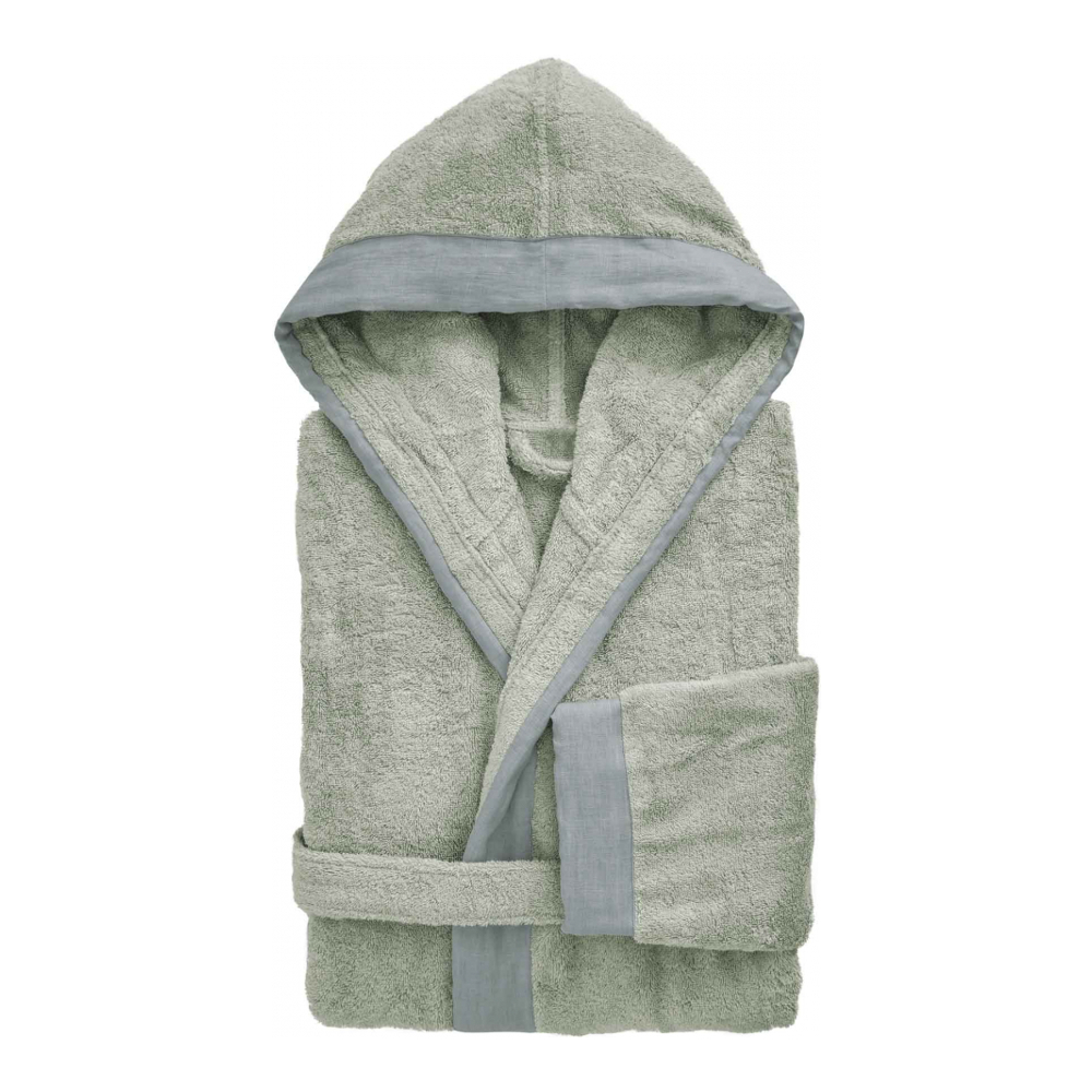 MOJAVE Hooded bathrobe, Verde chiaro