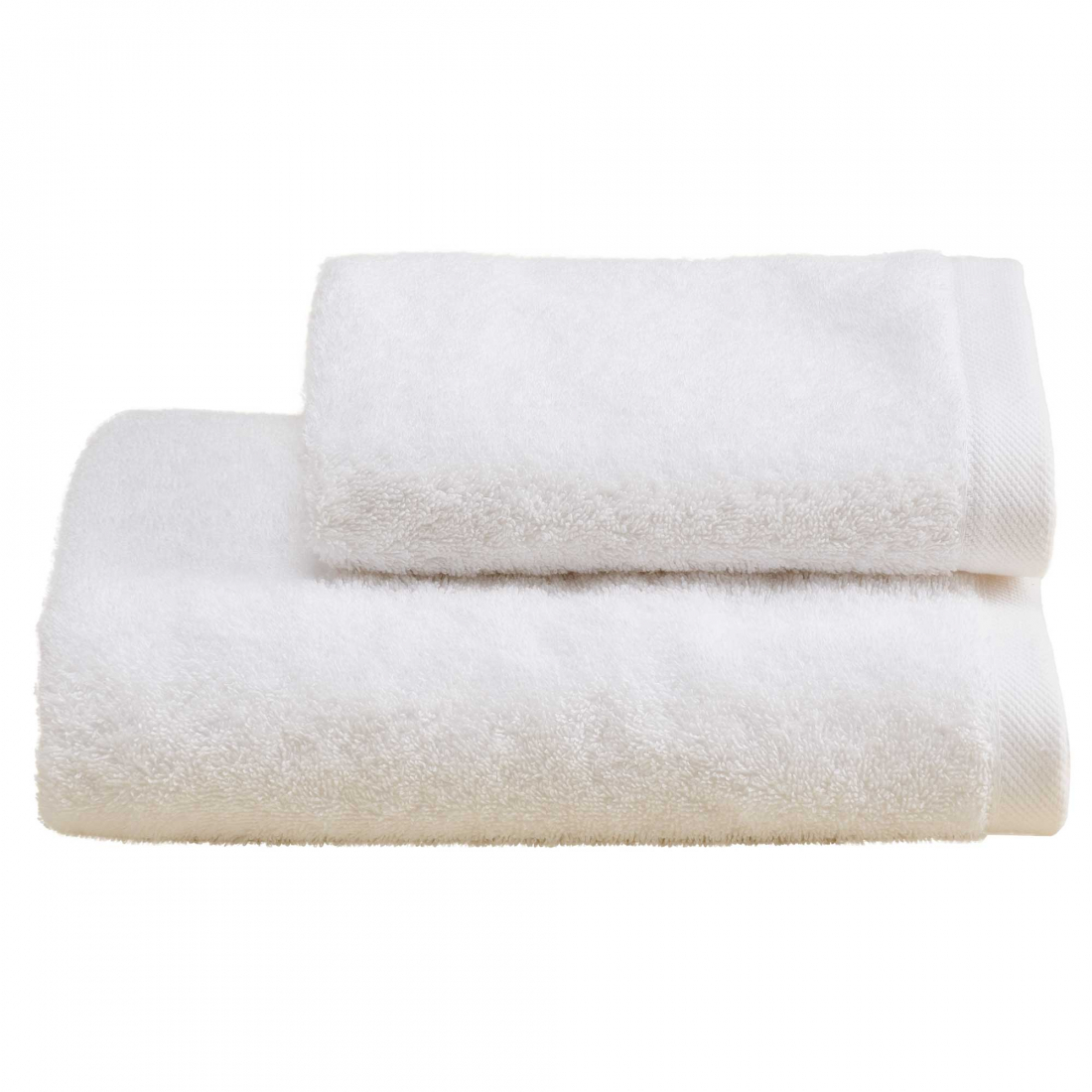 Elisa Hand And Guest Terry Towels Set, White
