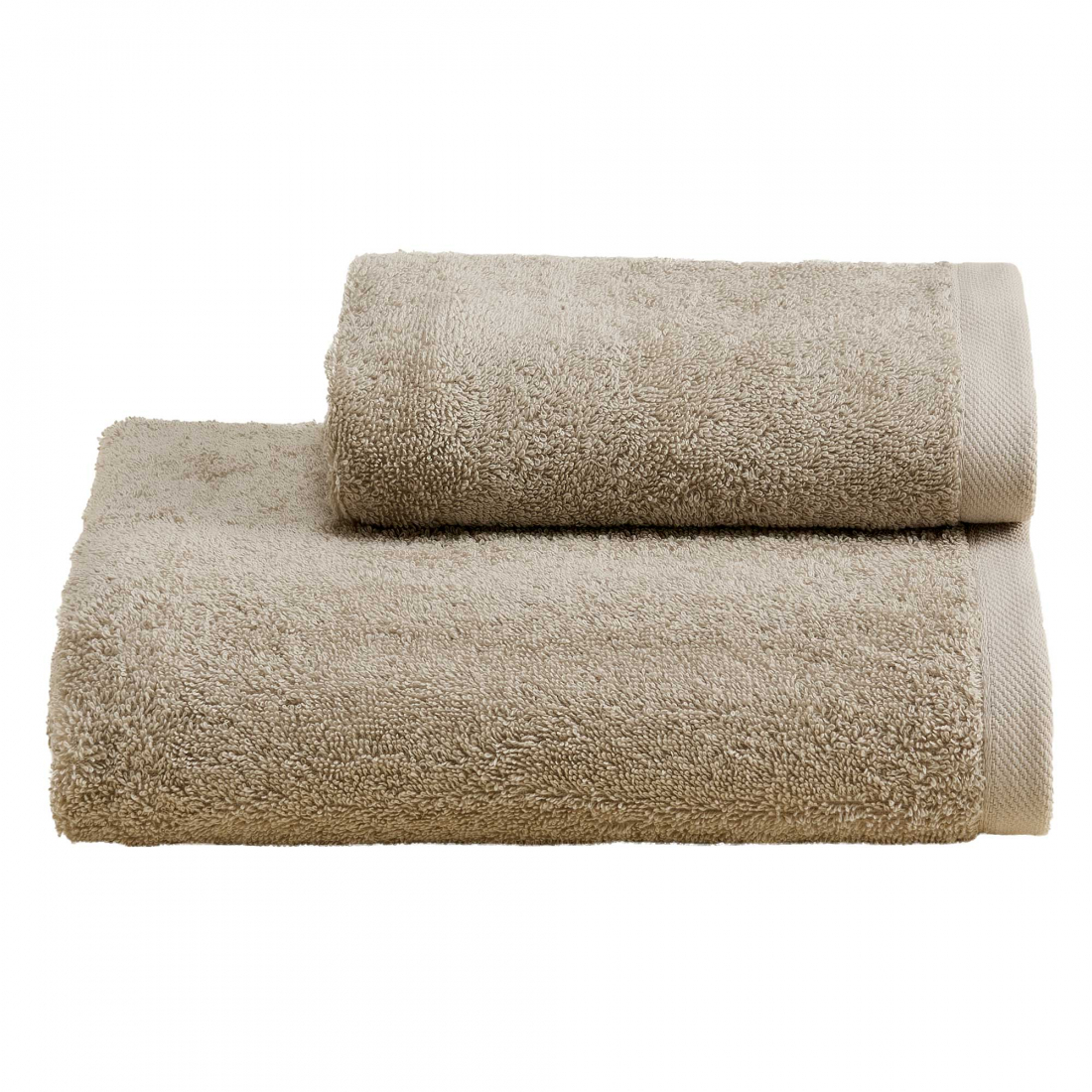 Elisa Hand And Guest Terry Towels Set, Beige