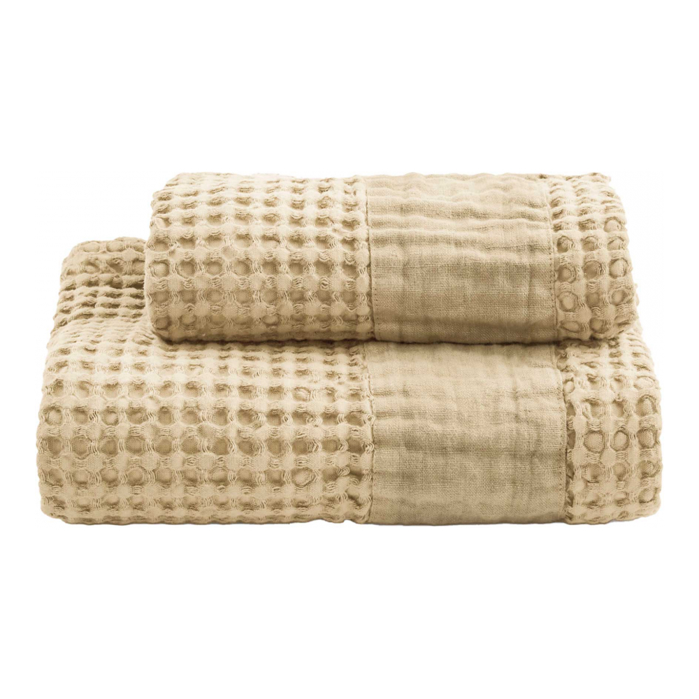 Zeno Set De Serviettes Éponge Pour Le Visage Et Les Invités, Beige