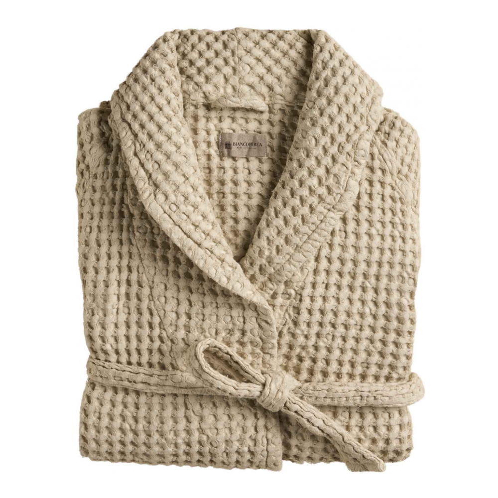 Zeno Peignoir À Col Châle, Beige