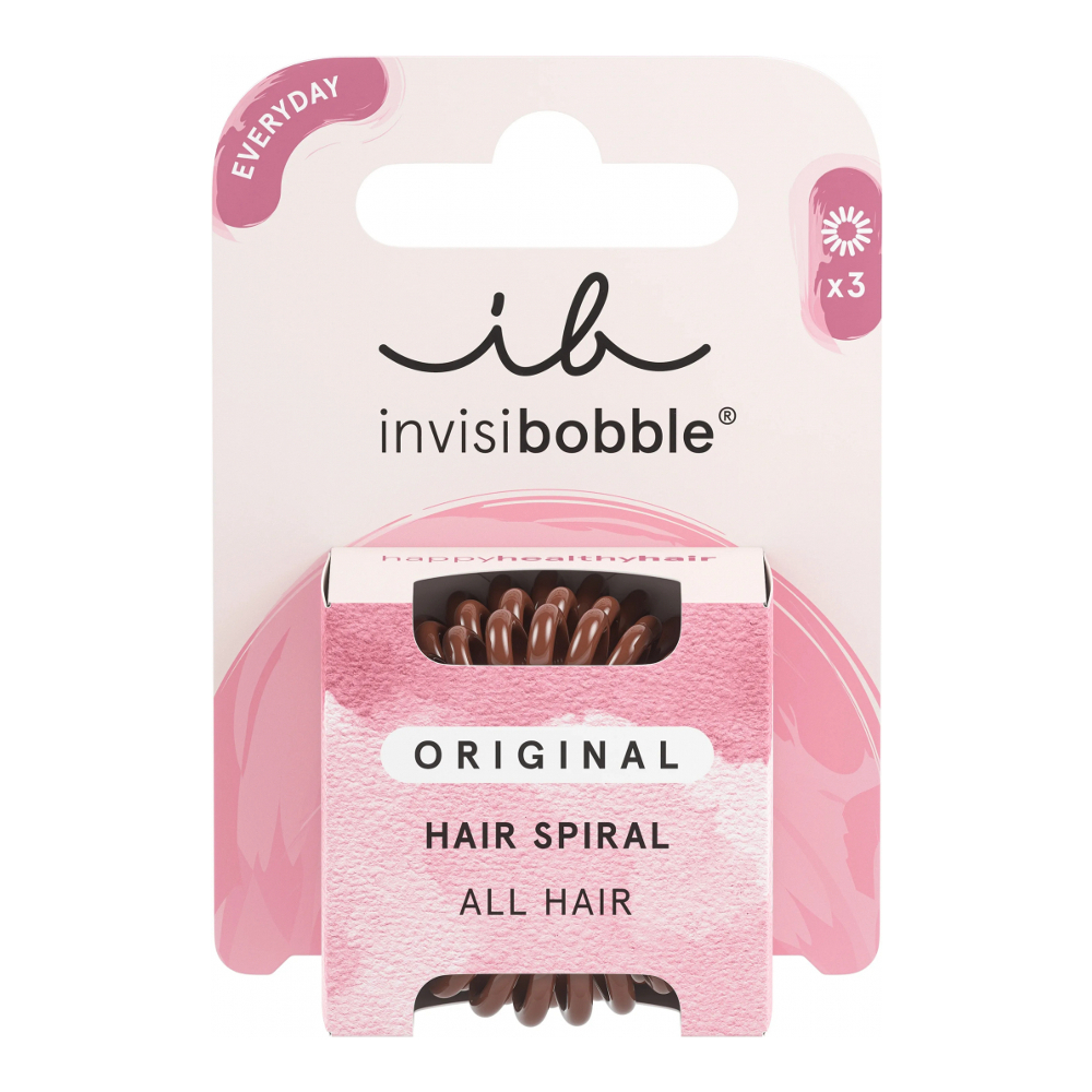 Set de Élastique pour cheveux 'Original' - Pretzel Brown 3 Pièces