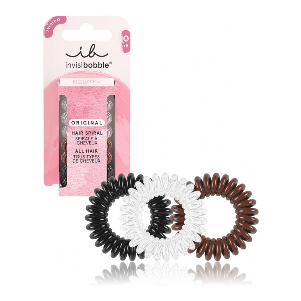 Set de Élastique pour cheveux 'Original' - Hair Necessities 8 Pièces