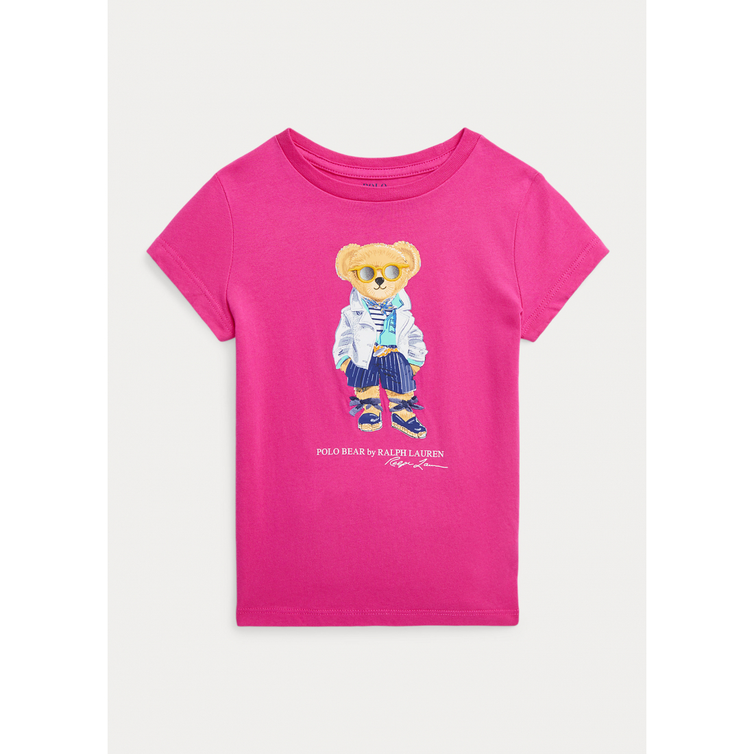 'Polo Bear' T-Shirt für Kleine Mädchen