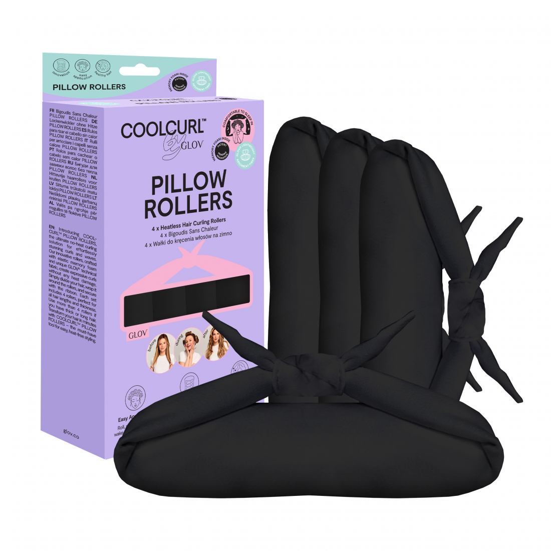 Coolcurl™ 4 Pillow Rollers