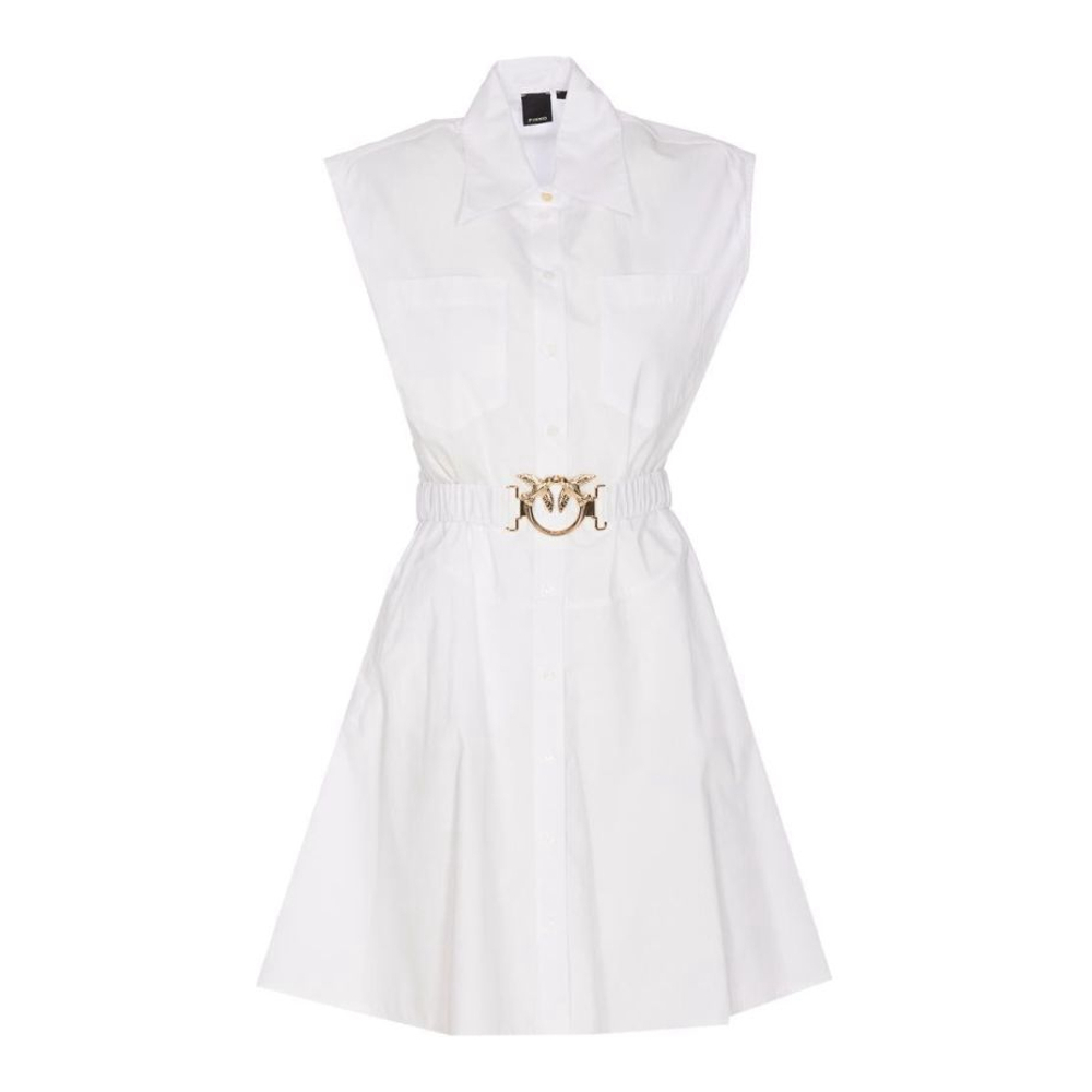 Women's 'Love Birds-Buckle' Shirtdress