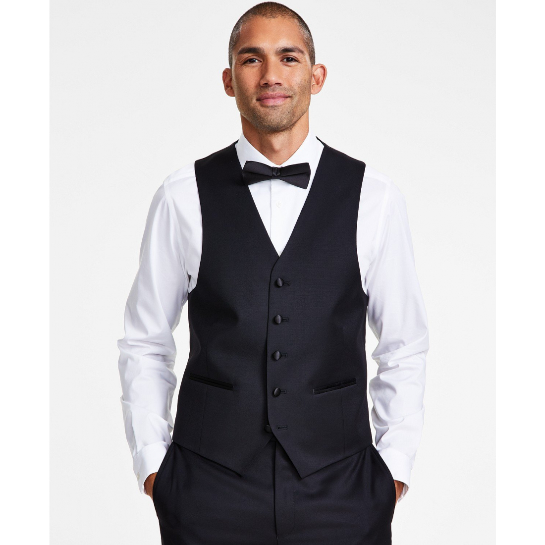 Gilet 'Classic-Fit Stretch Tuxedo' pour Hommes