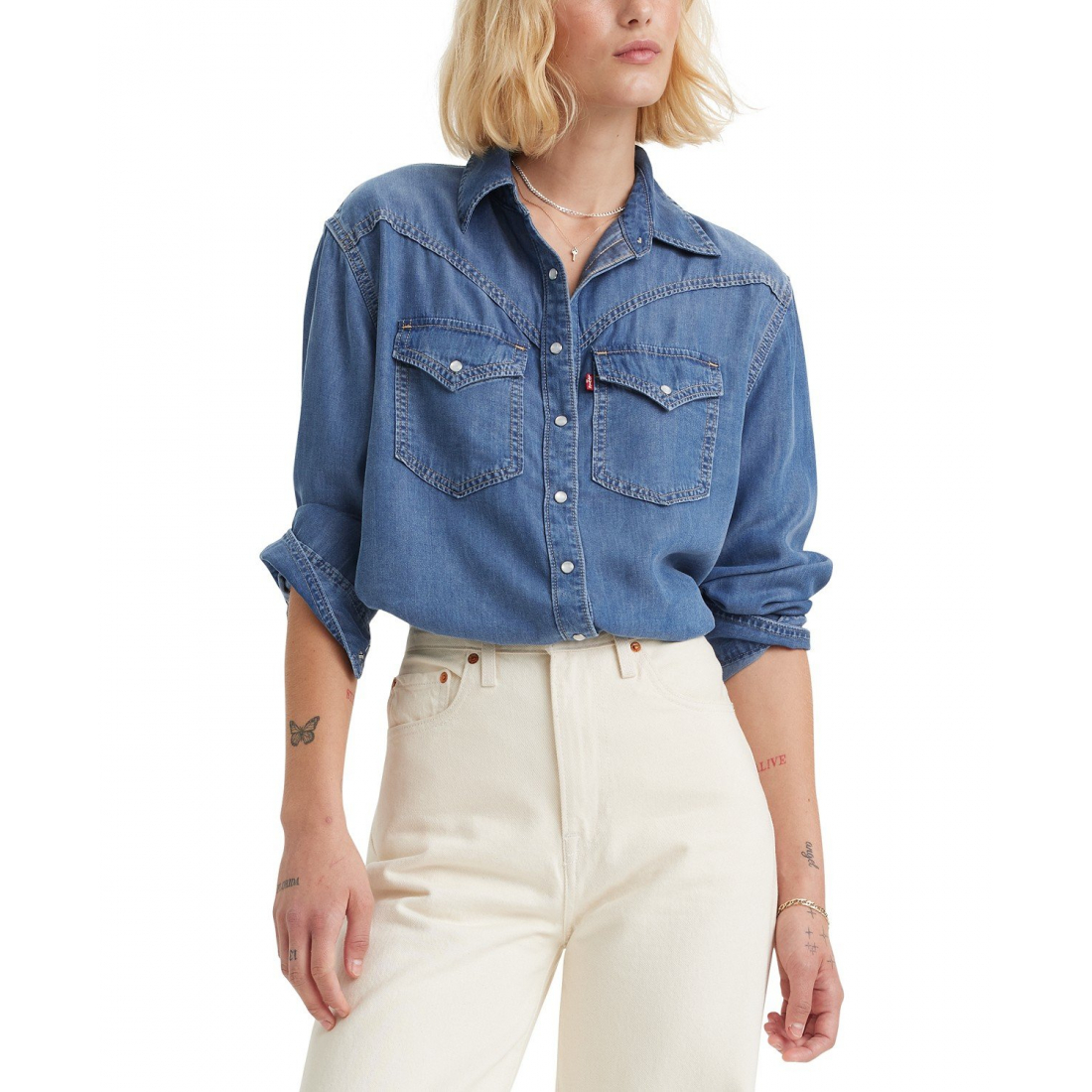 Chemise 'Sawyer Western' pour Femmes