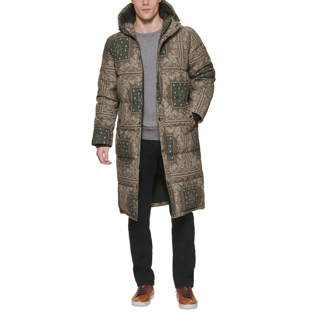 Parka 'Quilted Extra Long' pour Hommes