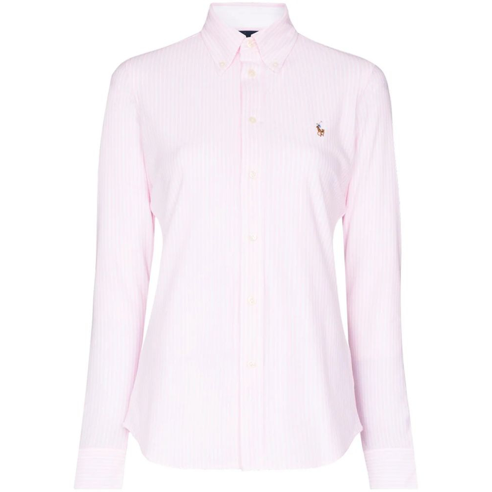 'Logo-Embroidered Oxford' Hemd für Damen