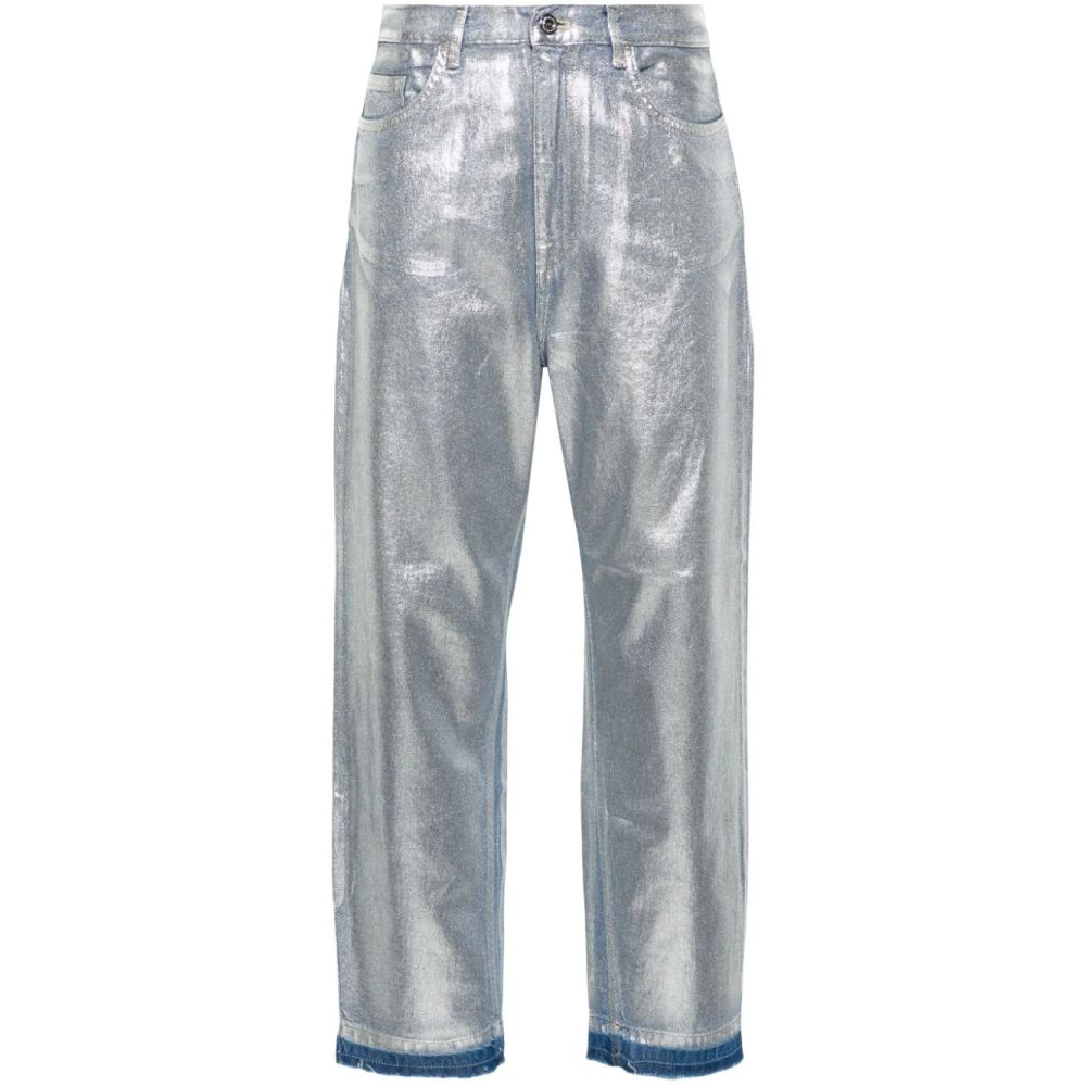 'Laminated' Jeans für Damen