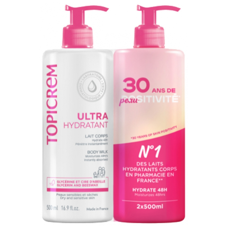 'Ultra Hydrantant Moisturizing' Body Milk - 500 ml, 2 Pieces
