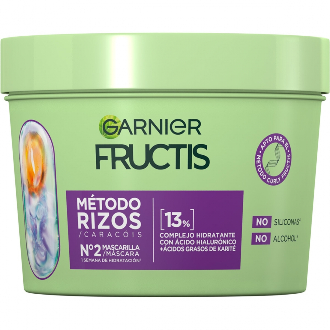 Masque capillaire 'Fructis Curly Method' - 370 ml