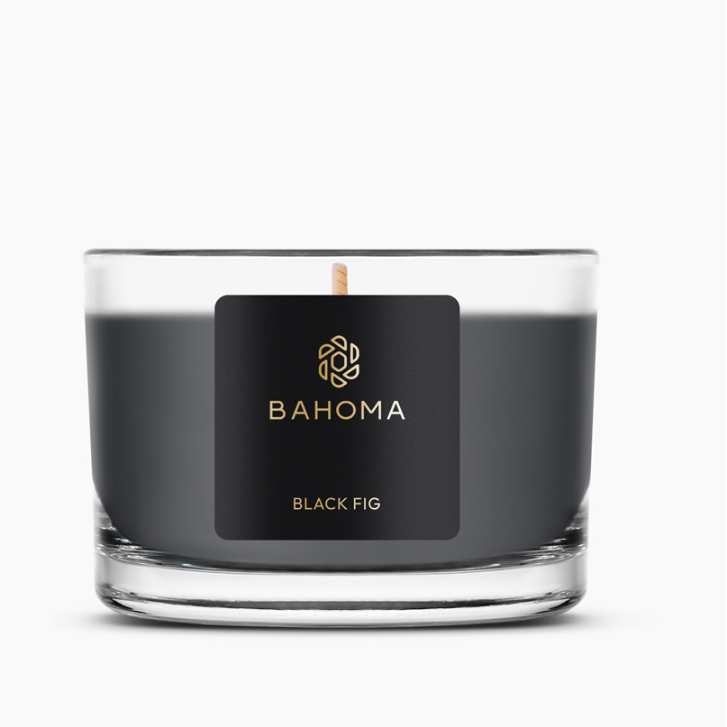 Bougie 'Obsidian Compact' - Black Fig 90 g