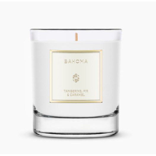 Bougie 'Pearl Large' - Tangerine, Fir & Caramel 220 g