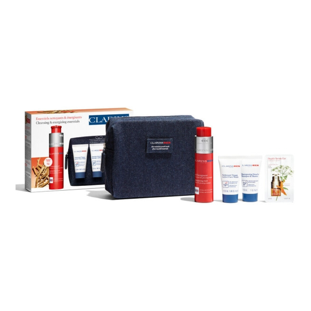 'Men Cleansing & Energizing Essentials' SkinCare Set - 4 Pieces